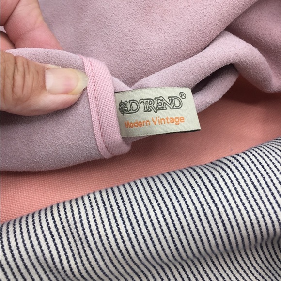 Old Trend Modern Vintage Rose Tan Suede Large Bag - Picture 7 of 15